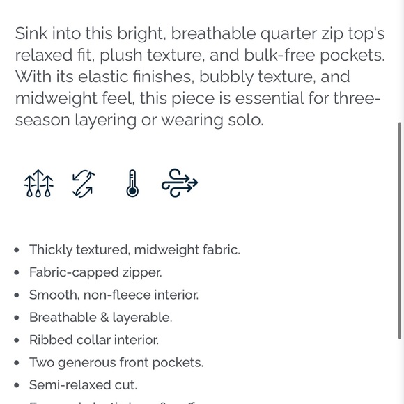 Zyia Spearmint Honesty 1/4 Zip - Picture 6 of 11